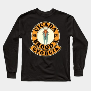 Cicada Brood X 2021 Georgia 17 Year Hatch Long Sleeve T-Shirt